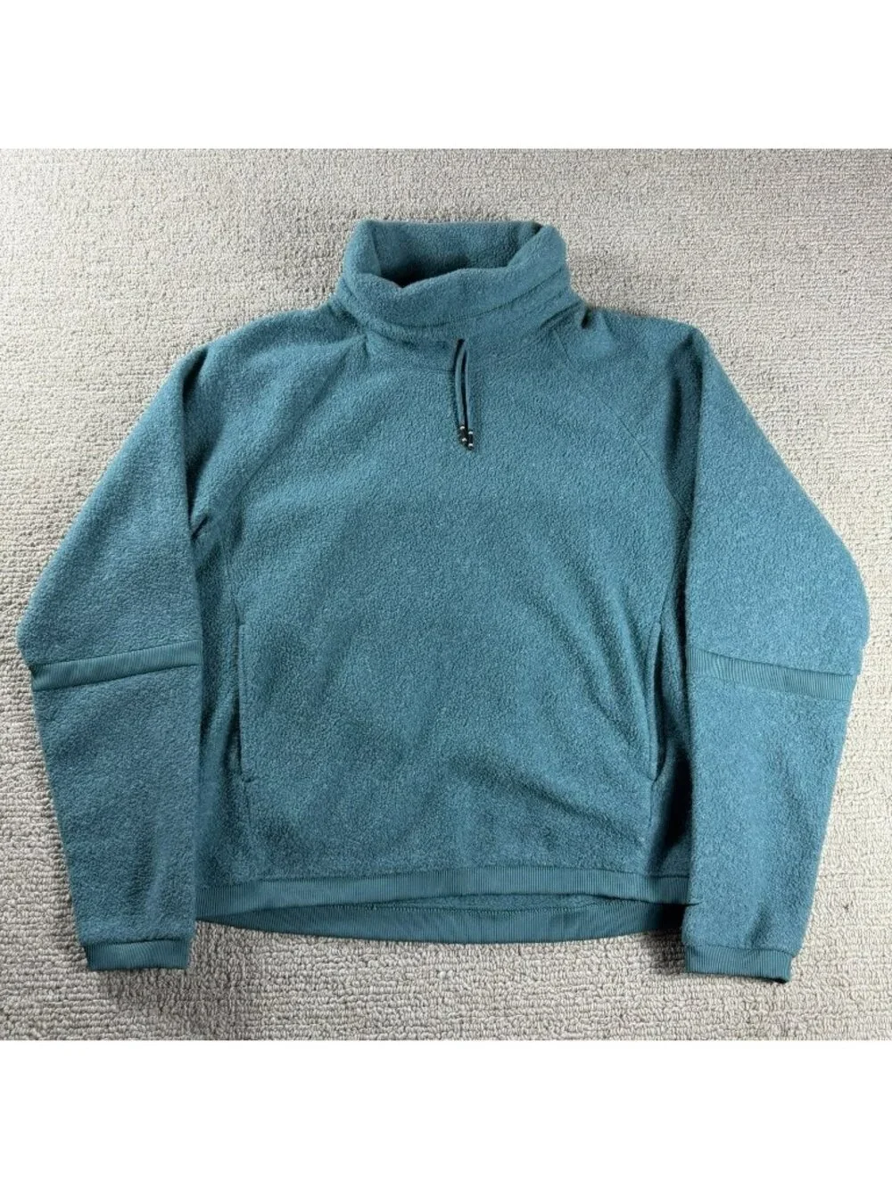 Nike Therma Fleece Cowl Neck Cozy Pullover Sweatshirt Blue Women's Size Small